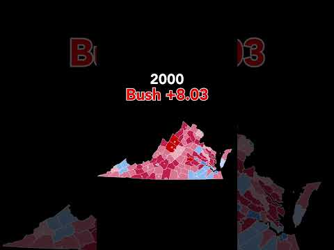 🗳️ How Virginia Voted in every Presidential Election from 1992 to 2024